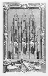 Das Denkmal von Edward II. (1284-1327) in der Kathedrale von Gloucester